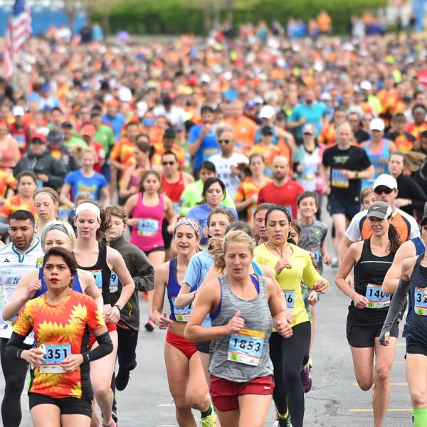race finish · mile 26